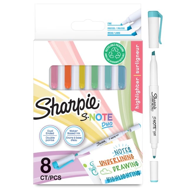 Sharpie - S-Note Duo 8-Blister (2182116)