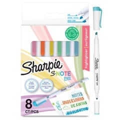 Sharpie - S-Note Duo overstregningstuscher (8 Stk)