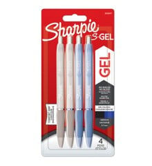Sharpie - S-Gel Pens Medium Point - Frost Blue & White Pearl Barrels (2162647)