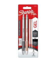 Sharpie - S-Gel - Metal Gel Pens Medium Point - Steel Grey & Rose Gold (2162643)