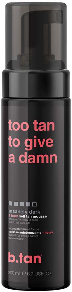 b.tan - Too Tan To Give A Damn Tan Mousse 200 ml - Skjønnhet