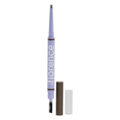 Florence by Mills - Tint N Tame Eyebrow Pencil With Spoolie Dark brown