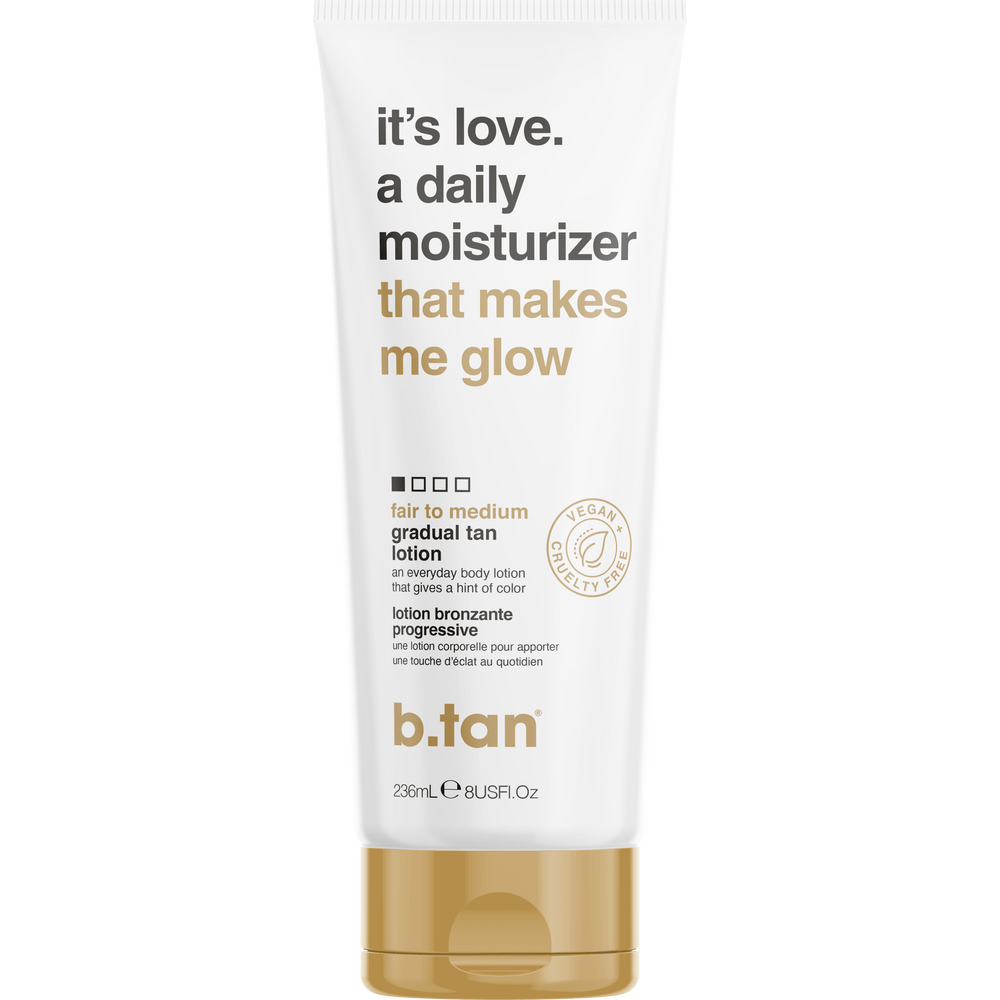b.tan - It's Love A Daily Moisturizer Gradual Tan Lotion 236 ml - Selvbruner