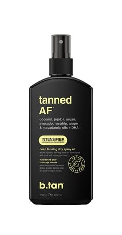 b.tan - Tanned AF Intensifier Tanning Oil 236 ml