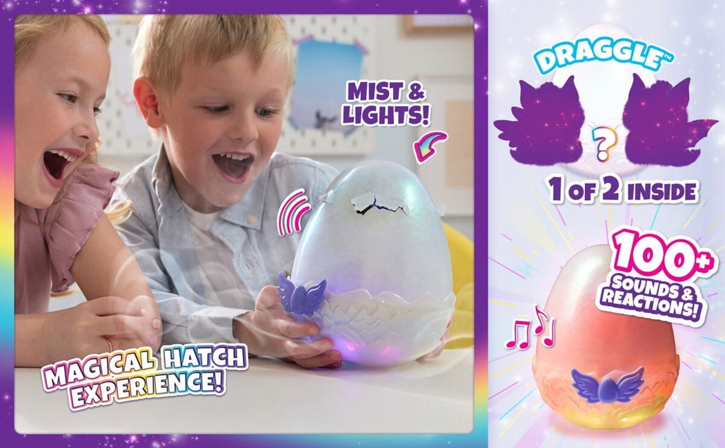 Hatchimals - Alive Secret Hatch Draggle Asst. (6069282)