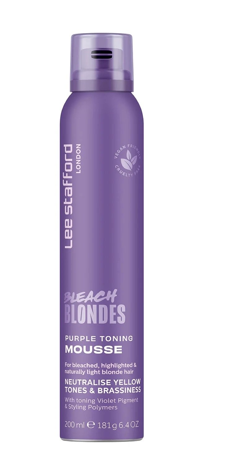 Lee Stafford - Bleach Blondes Purple Toning Mousse 200 ml - Skjønnhet