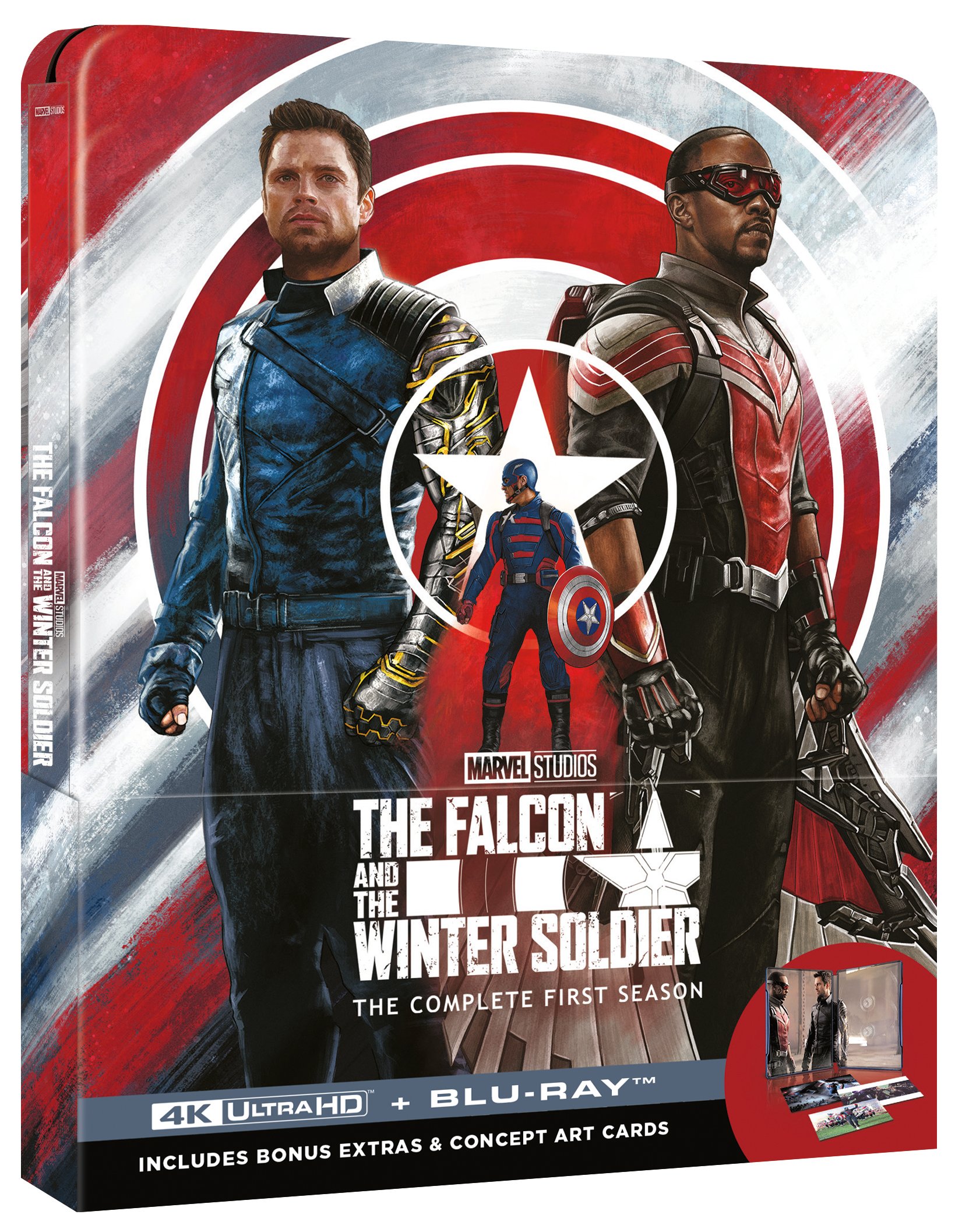 THE FALCON AND THE WINTER SOLDIER SEASON 1 - STEELBOOK - Filmer og TV-serier