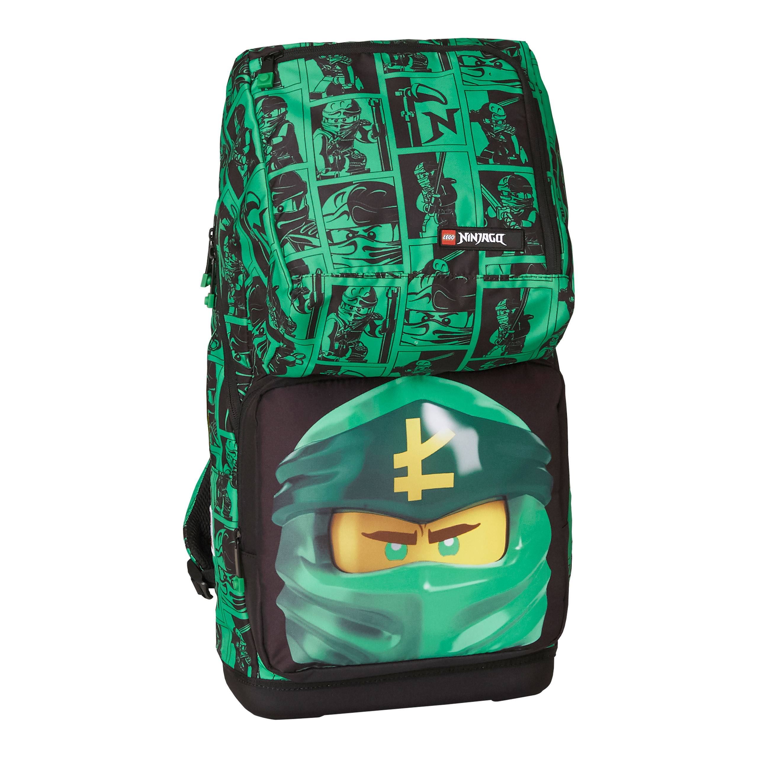 LEGO - Optimo Plus School Bag - Ninjago Green (20213-2201) - Leker