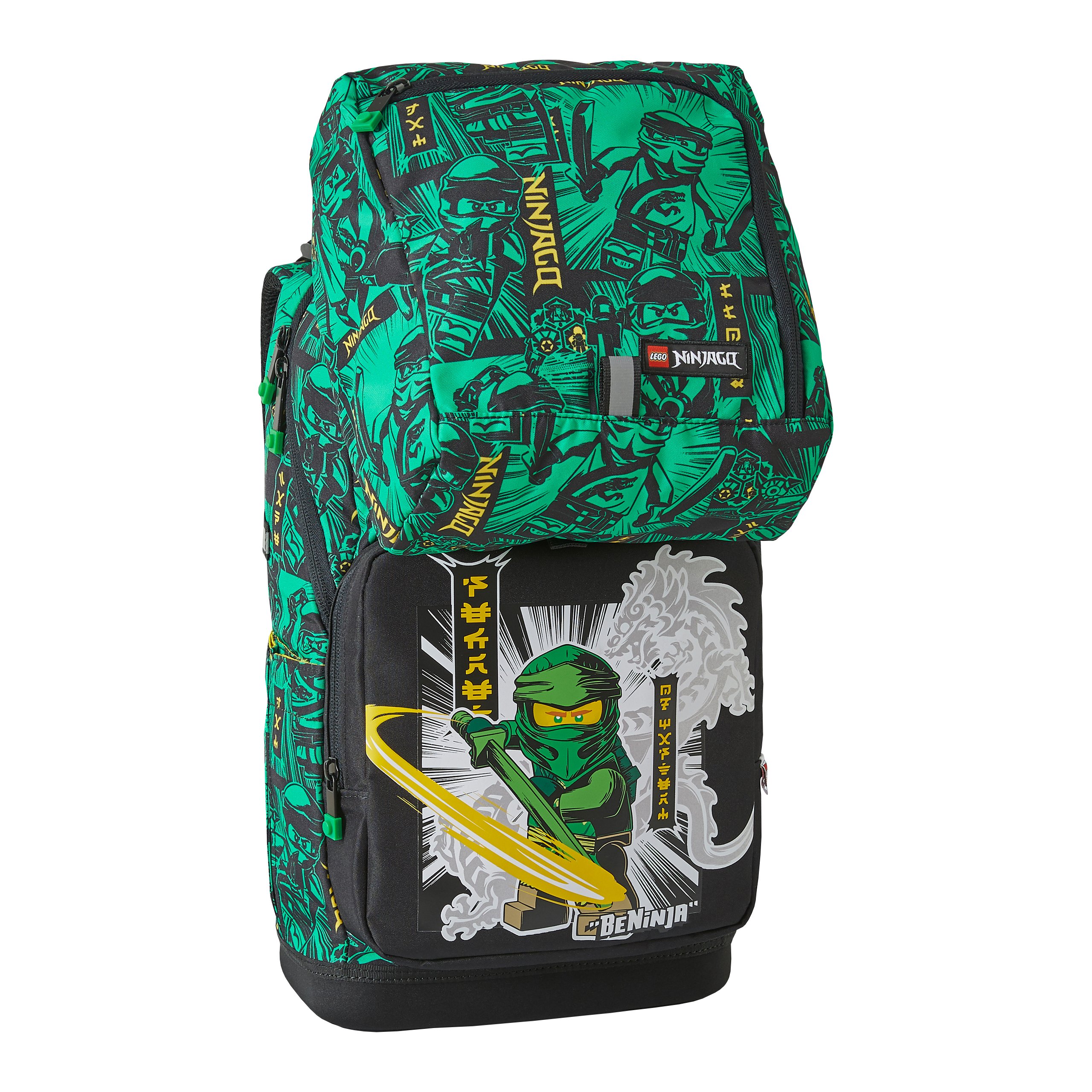 LEGO - Optimo Starter School Bag - Ninjago Green (20238-2301) - Leker