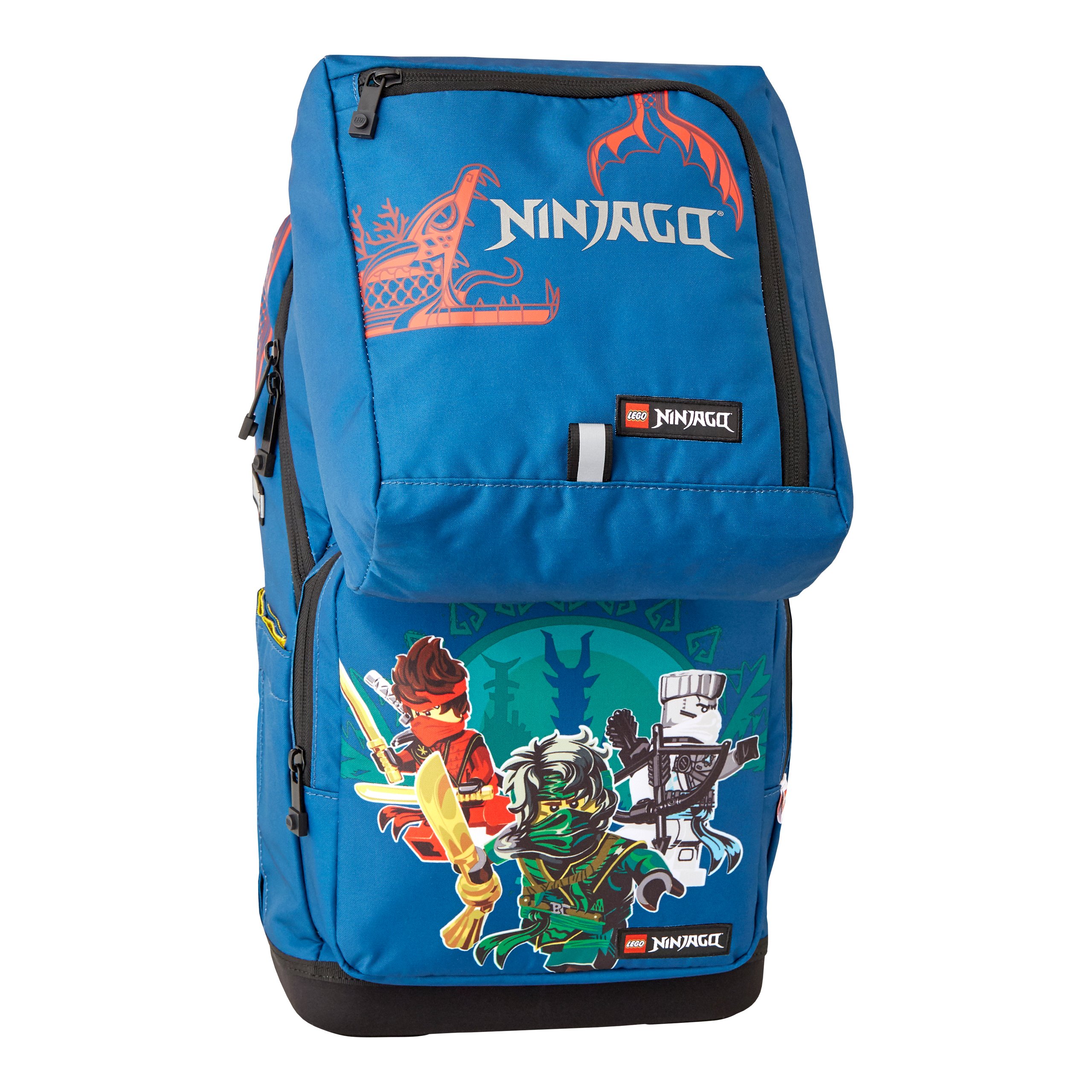 LEGO - Optimo Starter School Bag - Ninjago Blue (20238-2303) - Leker