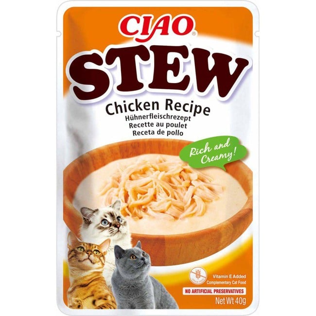 CHURU - 12 x Chicken Stew With Chicken 40G