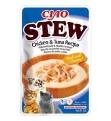 CHURU - 12 x Chicken Stew With Chicken & Tuna 40G