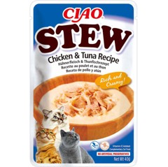 CHURU - 12 x Chicken Stew With Chicken & Tuna 40G