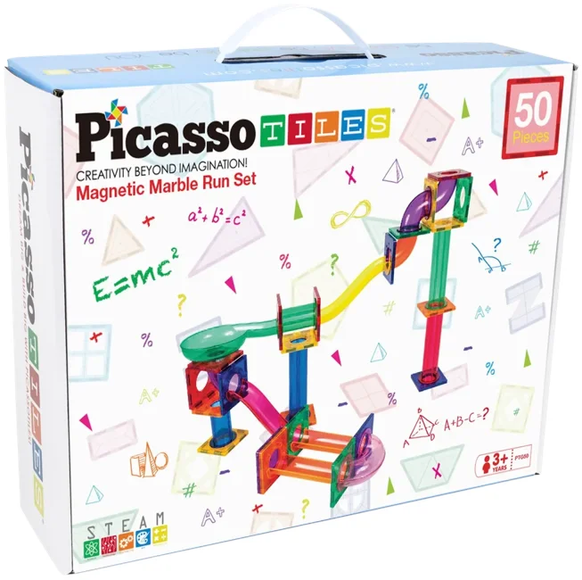 Picasso Tiles - Marble run set (50 pcs) (PTG50)