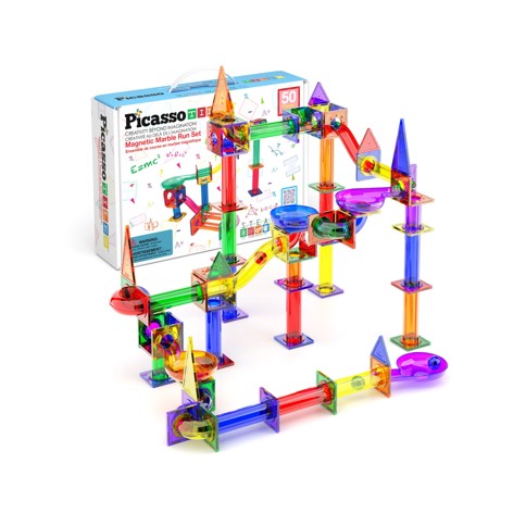 Picasso Tiles - Marble run set (50 pcs) (PTG50)