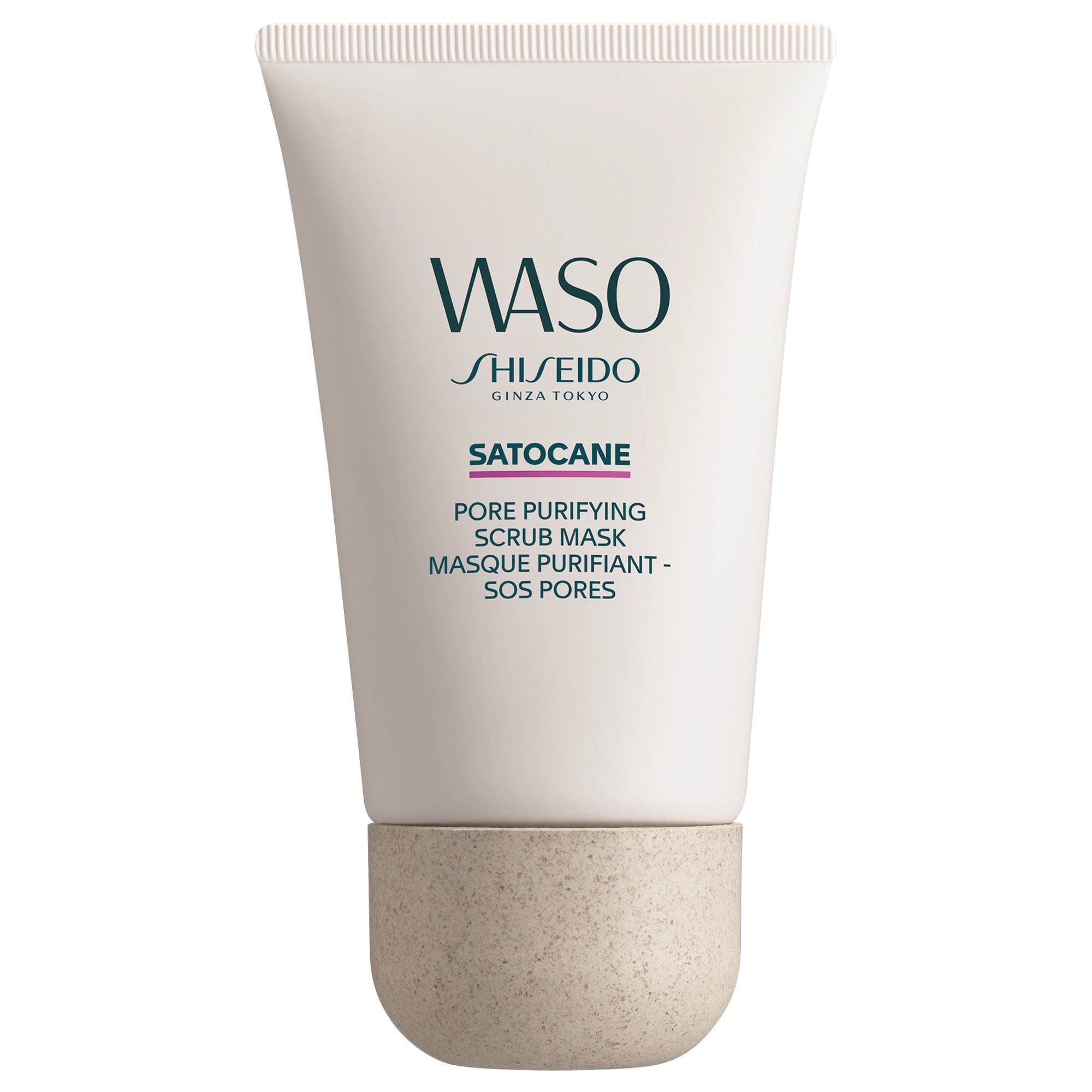 Shiseido - Waso Satocane Pore Purifying Scrub Mask 80 ml - Skjønnhet