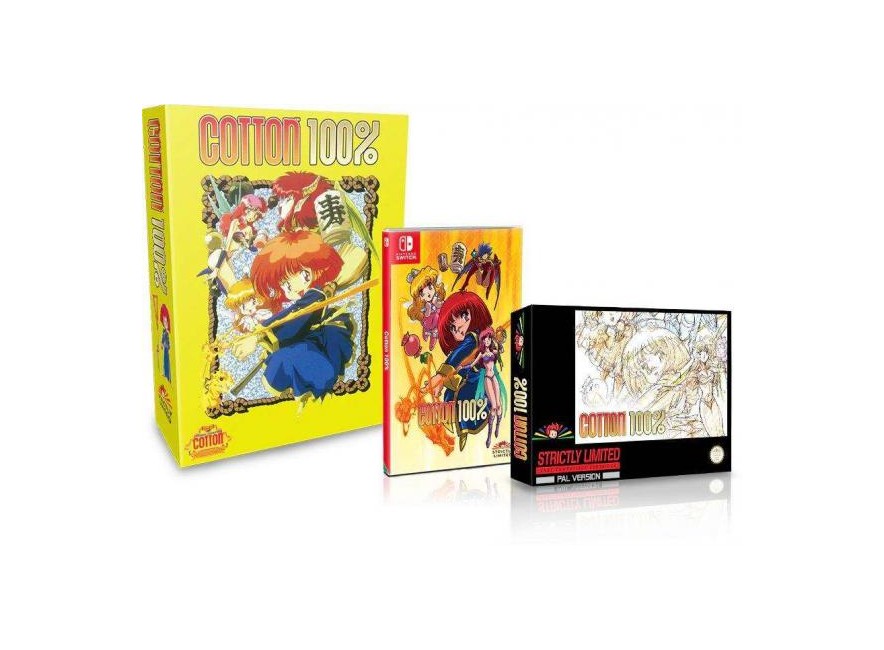 Cotton 100% Legacy Bundle - Collectors Edition Nintendo Switch, SNES (PAL) - (Strictly Limited Games
