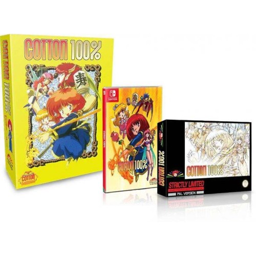 Cotton 100% Legacy Bundle - Collectors Edition Nintendo Switch, SNES (PAL) - (Strictly Limited Games