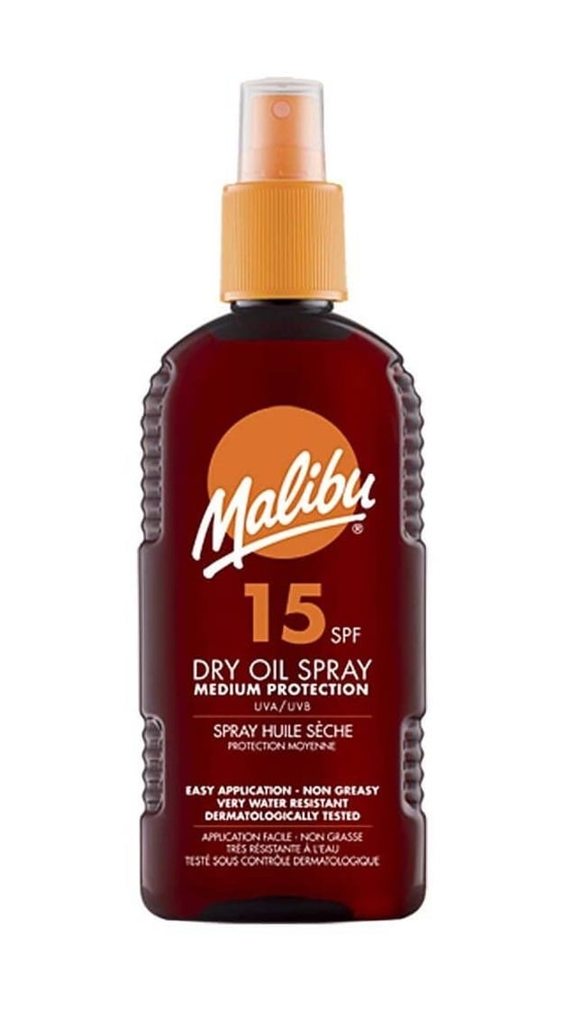Malibu - Dry Oil Spray SPF 15 200 ml - Skjønnhet