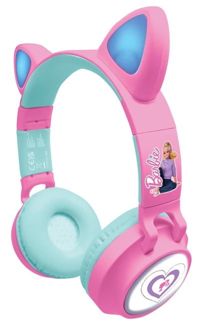 Lexibook - Barbie Bluetooth headphones with light (HPBTKTBB)