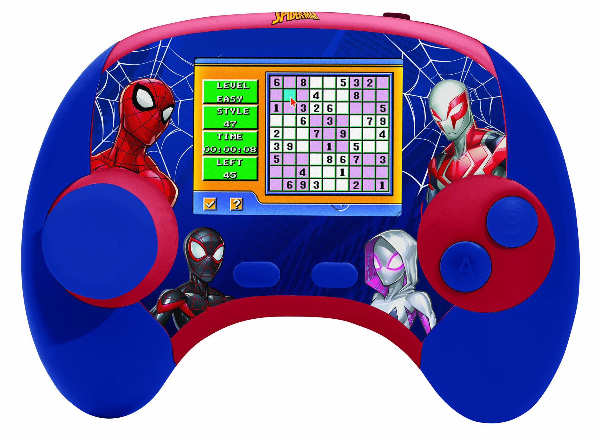 Lexibook - Spider-Man Educational bilingual console with LCD screen (EN/FR) (JCG100SPi1) - Leker