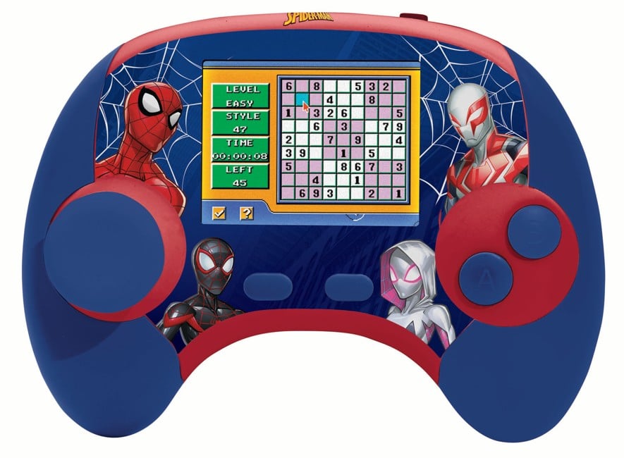 Lexibook - Spider-Man Educational bilingual console with LCD screen (EN/FR) (JCG100SPi1)