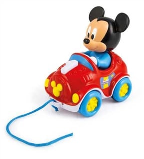 Clementoni - Baby Mickey Pull Along Car (17208) - Leker