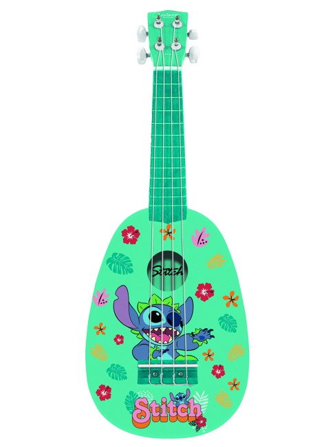 Lexibook - Stitch Wooden Ukulele with nylon cords (21')' (K230D)