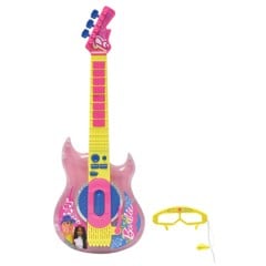 Lexibook - Barbie Electronic Lighting Guitar with Mic (K260BB)