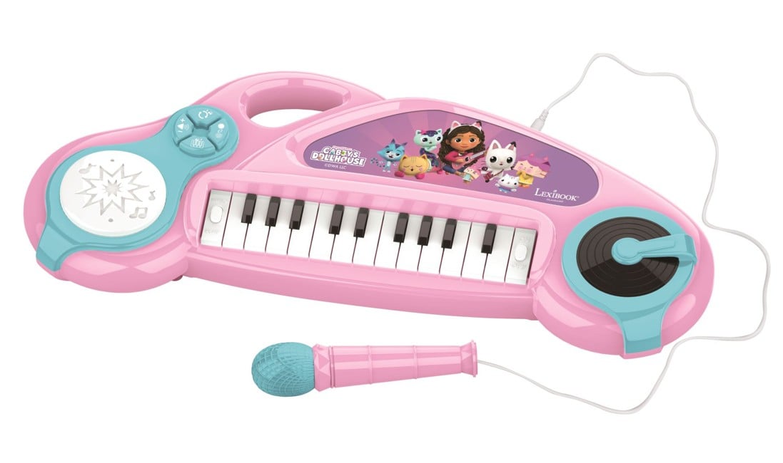 Lexibook - Gabby’s Dollhouse Electronic Keyboard with lights (K704GDH)