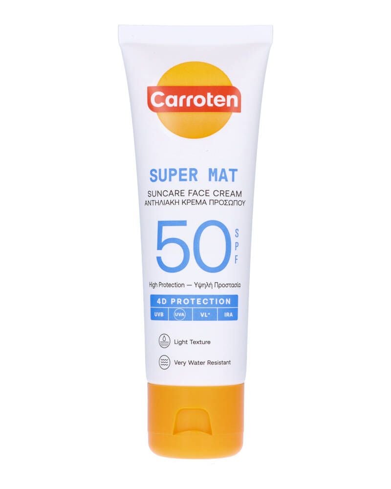 Carroten - Face Super Mat Cream SPF 50 50 ml - Skjønnhet