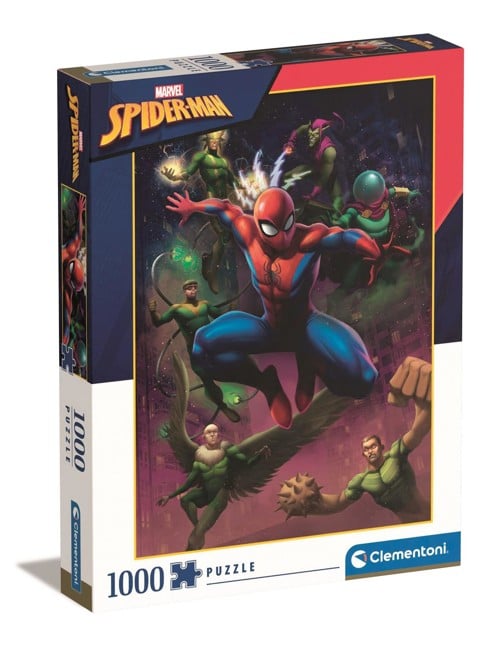 Clementoni - Puslespil Spiderman Illustrated (1000 brikker)