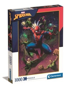 Clementoni - Puslespil Spiderman Illustrated (1000 brikker)