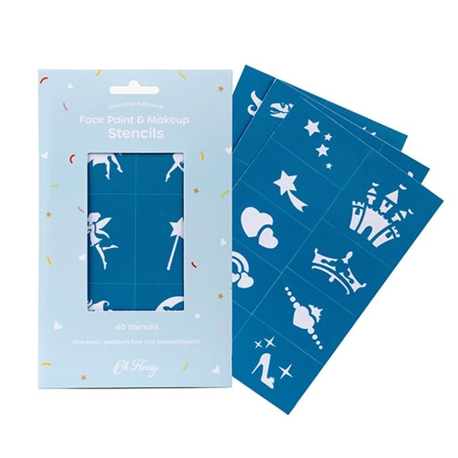 Oh Flossy - Reusable Adhesive Face Paint and Makeup Stencils (FL137968)