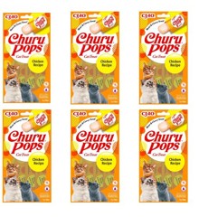 CHURU - 6 x Pops Chicken 4stk