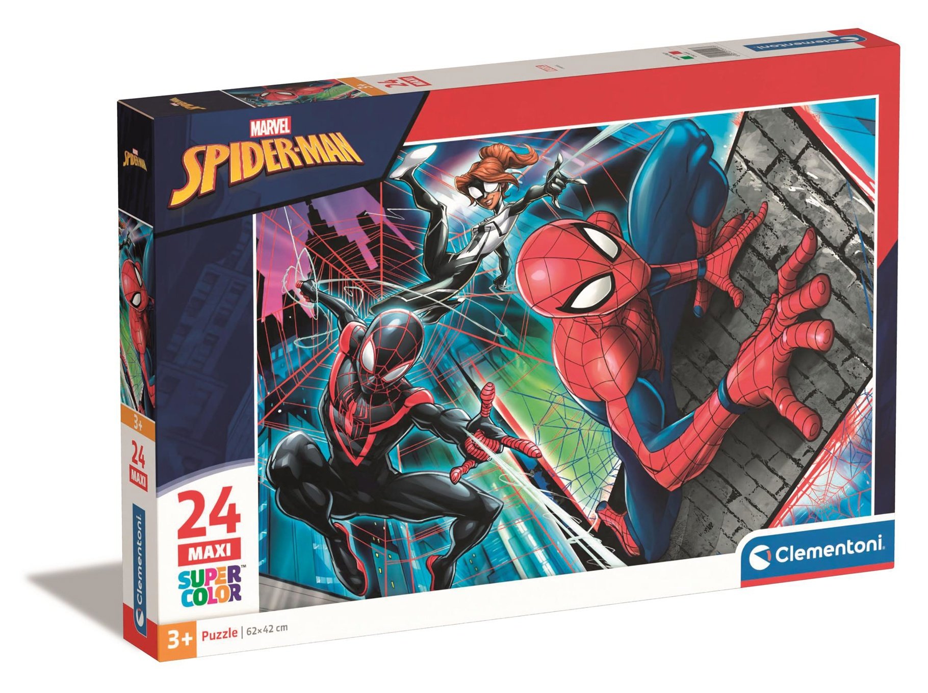 Clementoni - Puzzle Maxi - Spider-Man (24 pcs) (24497) - Leker