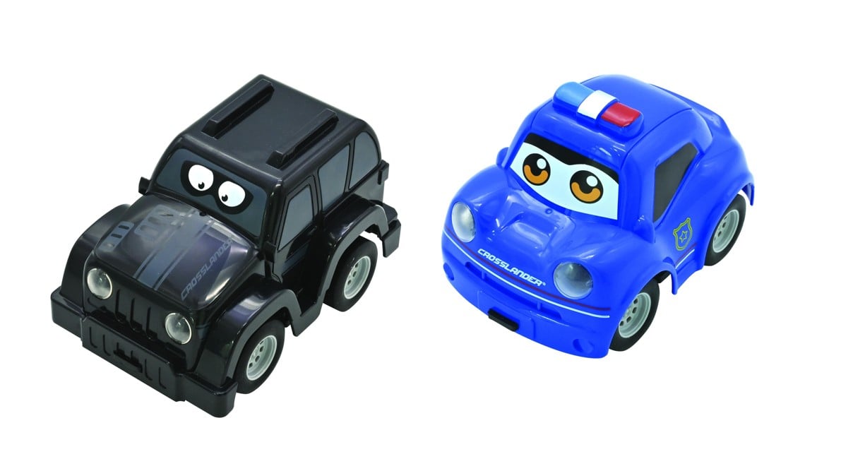 Lexibook - Crosslander Twin - Police Car and Thief Car set (RC12)