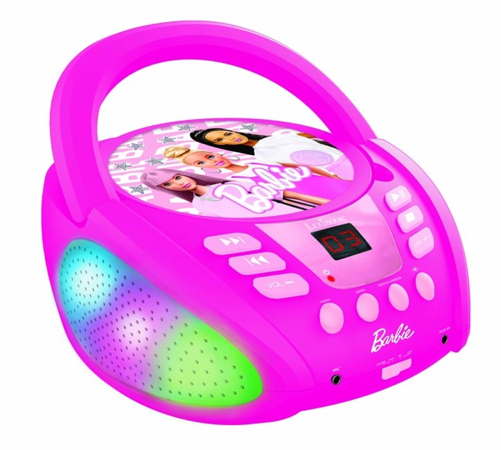 Lexibook - Barbie Bluetooth CD player with light effects (RCD109BB)