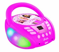 Lexibook - Barbie Bluetooth CD player with light effects (RCD109BB)