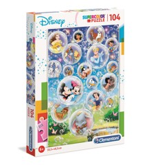 Clementoni - Puzzle Super - Disney Characters (104 pcs) (27119)