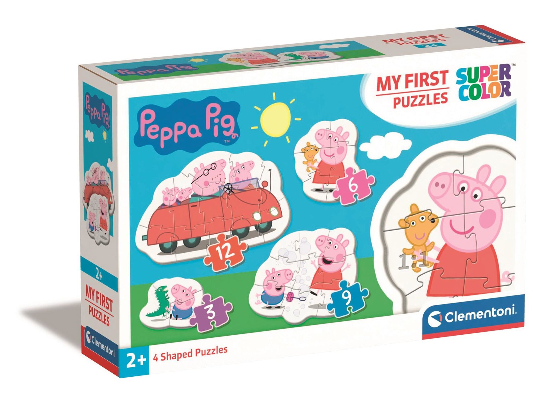 Clementoni - My first puzzle 3-6-9-12 pcs - Peppa Pig (20829) - Leker