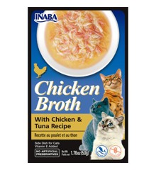 CHURU - 12 x Chicken Broth Med Kylling & Tun 12 x 40gr