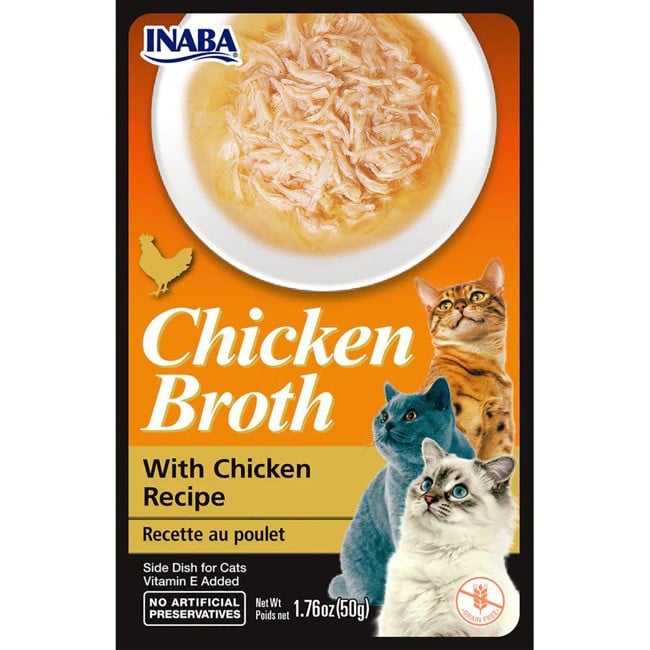 CHURU - 12 x Chicken Broth Med Kylling 12 x 40gr