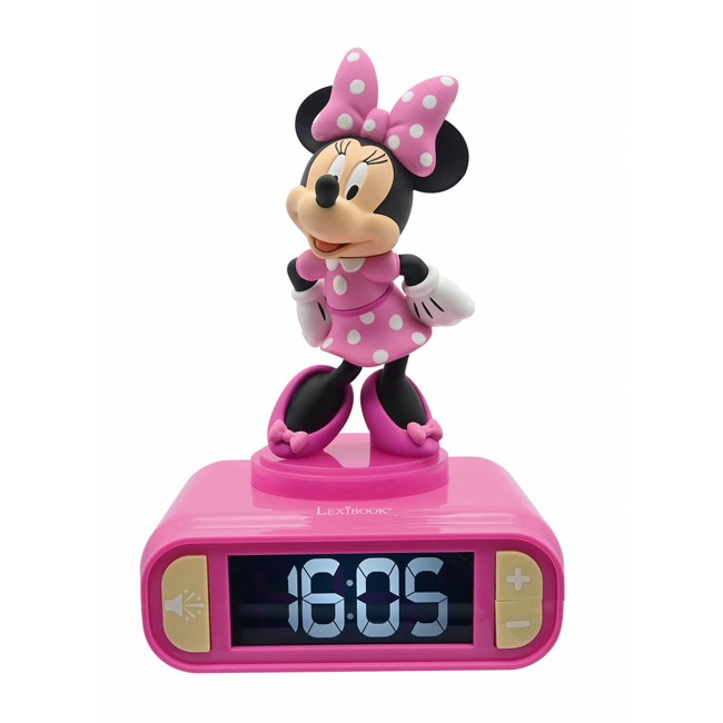 Lexibook - Minnie 3D Digital alarm clock & night light (RL800MN)