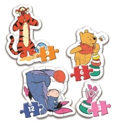 Clementoni - My first puzzle 3-6-9-12 pcs - Winnie the Pooh (20820)