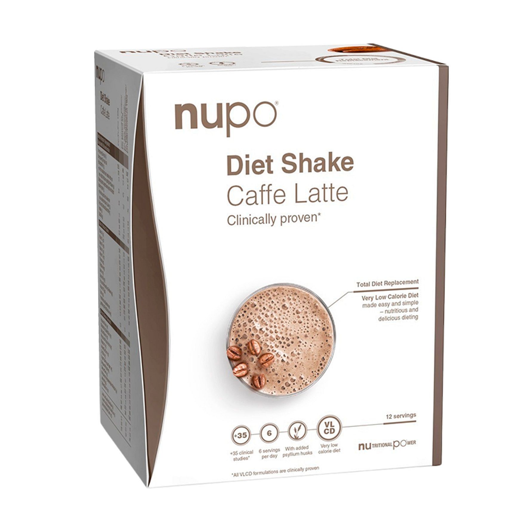 Nupo - Diet Shake Caffe Latte 12 Servings - Helse og personlig pleie