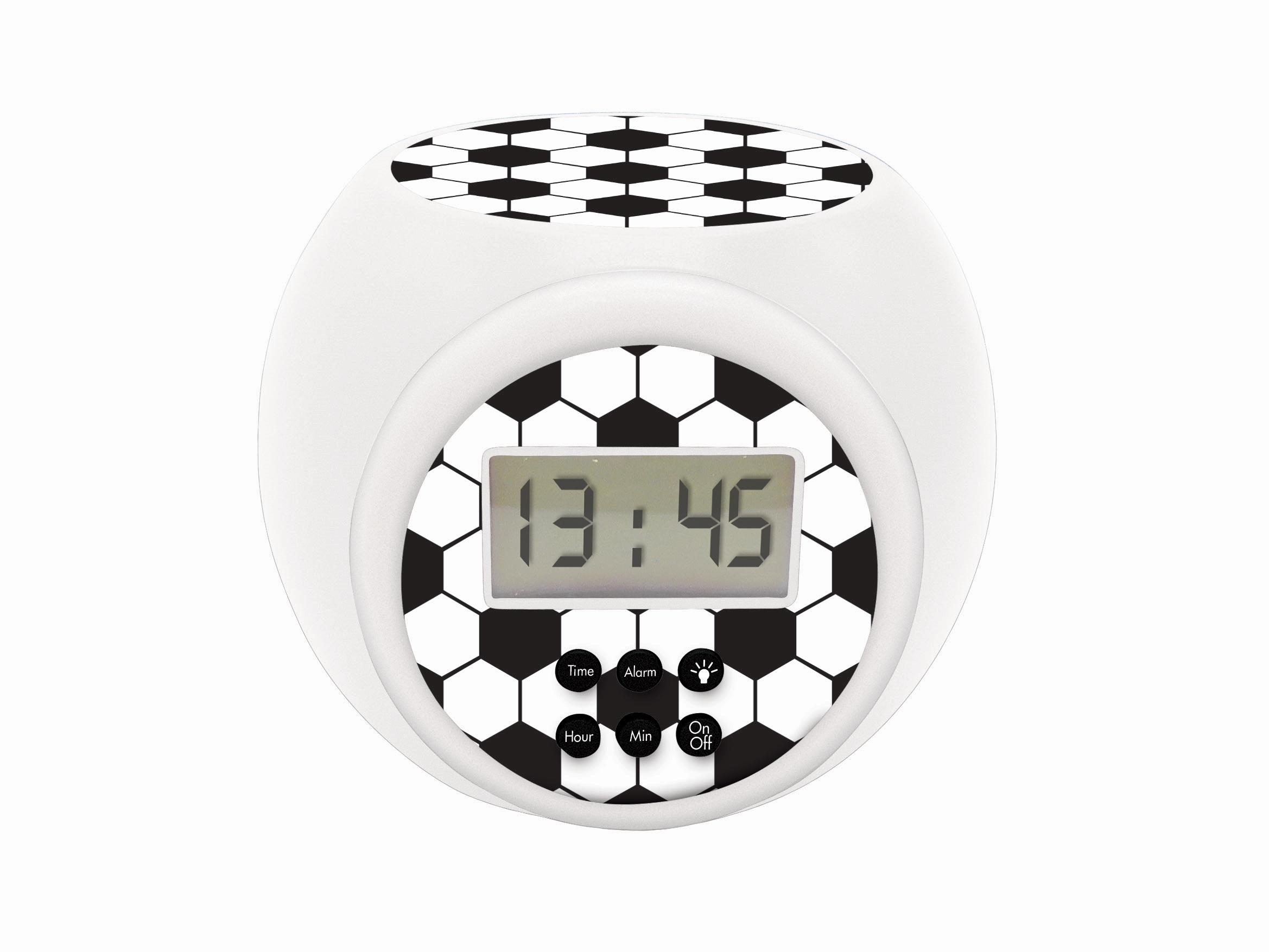 Lexibook - Projector Alarm Clock Football with Timer (RL977FO)