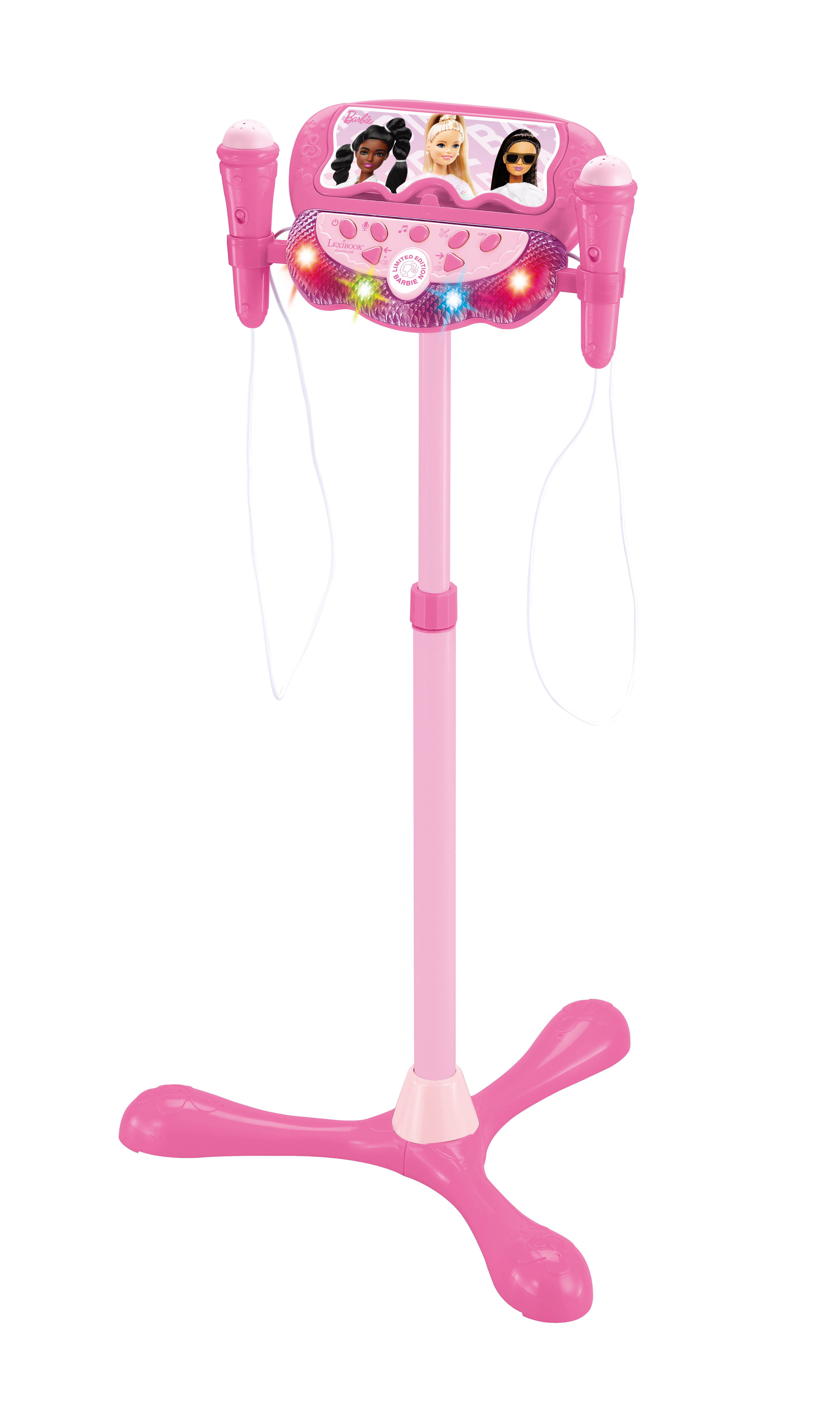 Lexibook - Barbie justerbart stativ med 2 mikrofoner