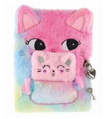 Tinka - Plush Diary - Cat w. baby (8-802162)