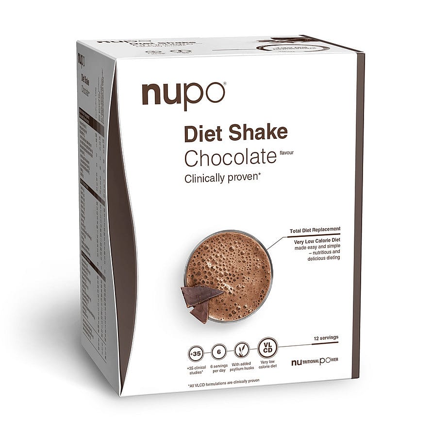 Nupo - Diet Shake Chocolate 12 Servings - Helse og personlig pleie